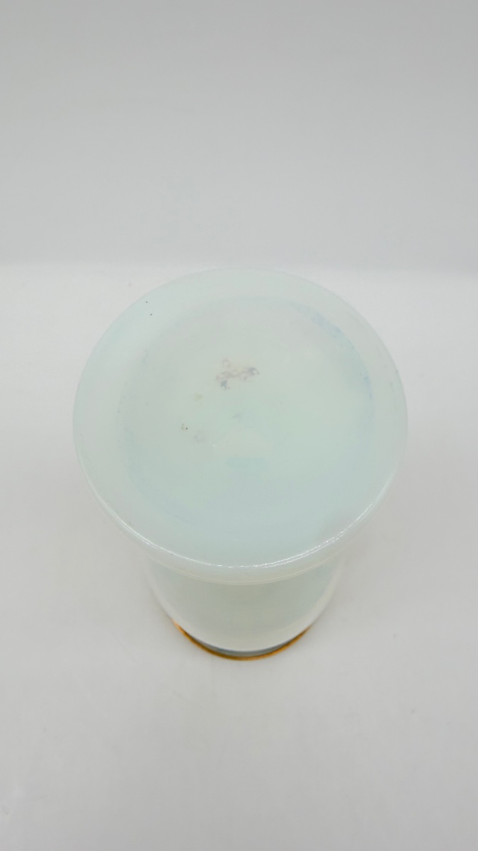 Bulle De Savon Opaline Vase With Bronze Mount,xixcentury -photo-3