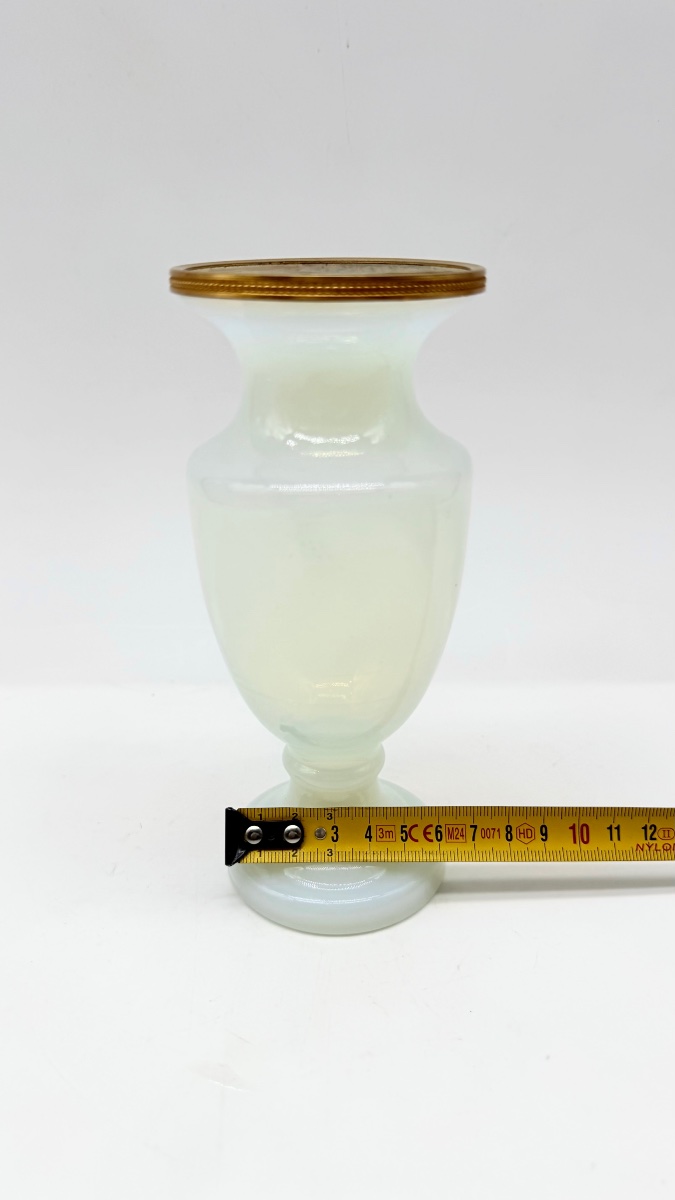 Bulle De Savon Opaline Vase With Bronze Mount,xixcentury -photo-6
