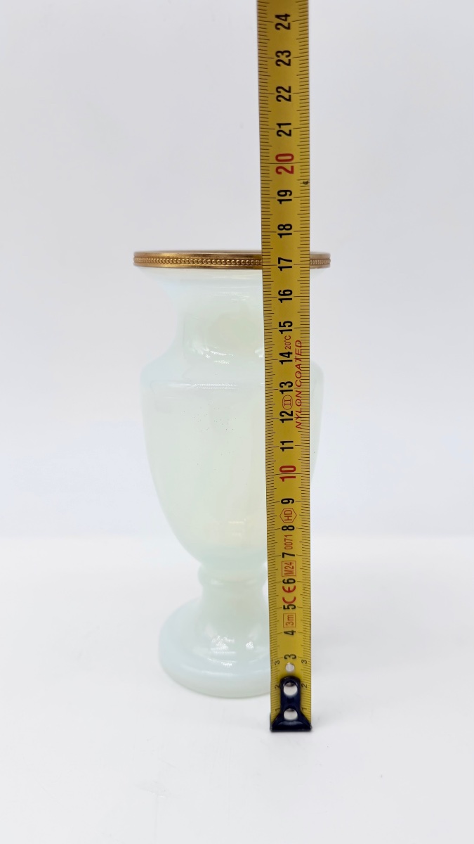 Bulle De Savon Opaline Vase With Bronze Mount,xixcentury -photo-7