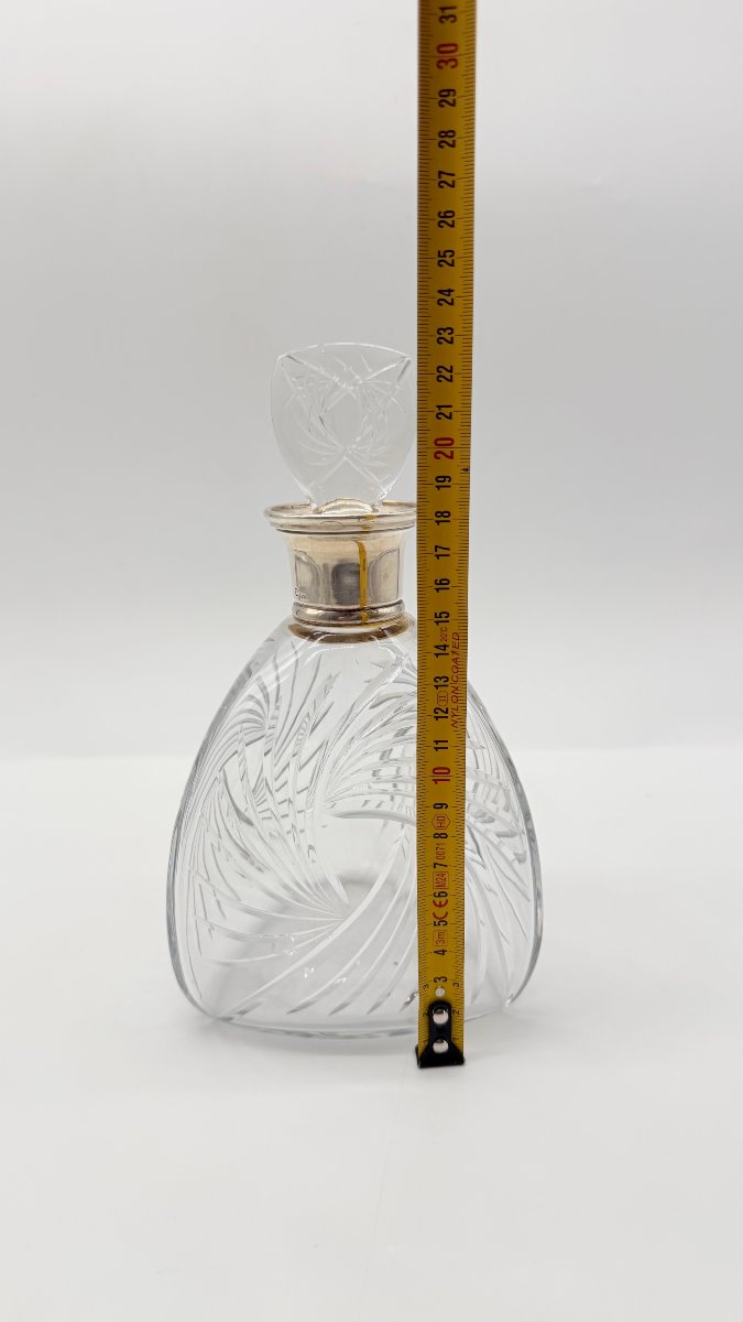 Baccarat Crystal Scent Bottle With Silver Mount, France, Late 19th–early 20th Century-photo-5