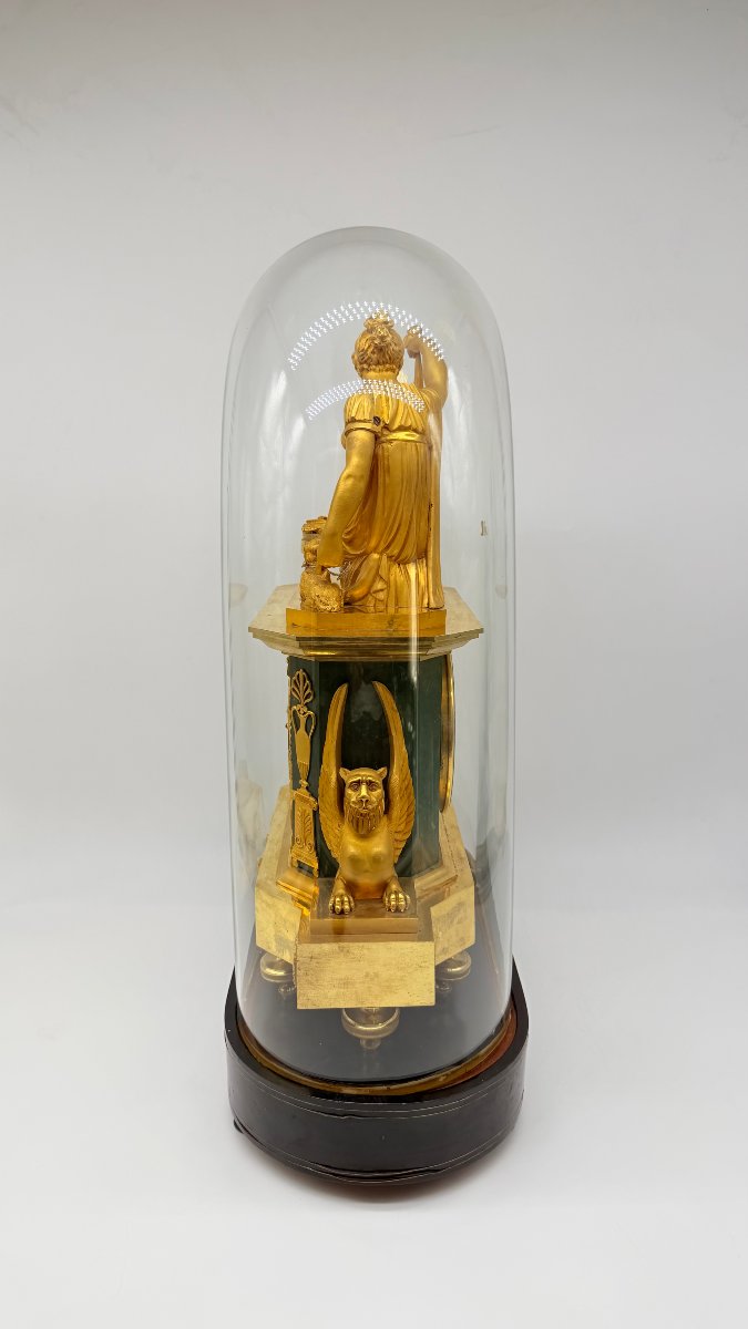 Empire Gilt-bronze Mantel Clock “fidelity”, Circa 1810–1820-photo-3