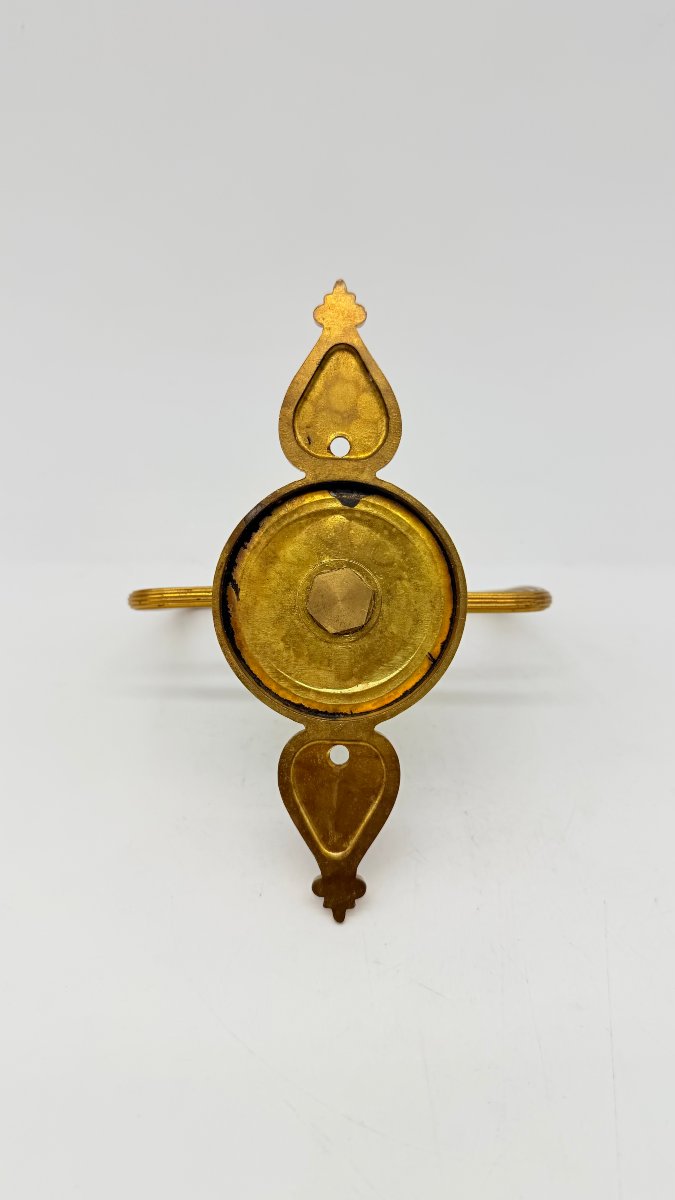Gilt Bronze And Cut Crystal Desk Set, Restoration Period-photo-3