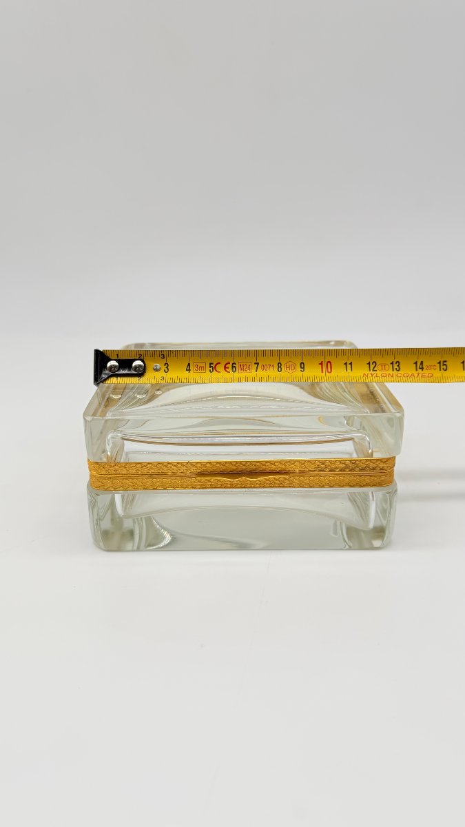 Baccarat, Cut Crystal And Gilt Bronze Covered Box, Late 19th Century -photo-7