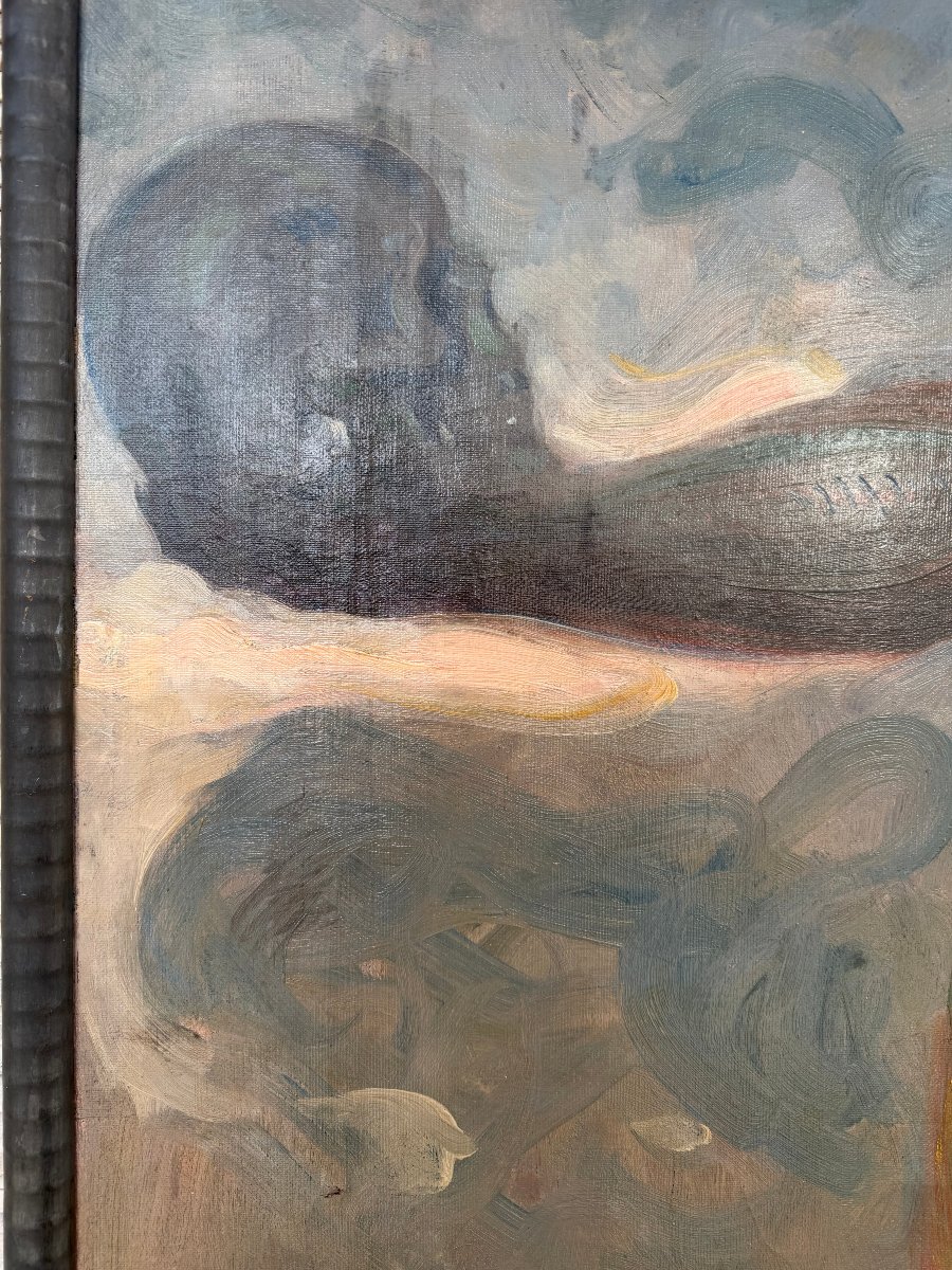 Italian School, 20th Century, Othello, The Moor Of Venice, Oil On Canvas-photo-4