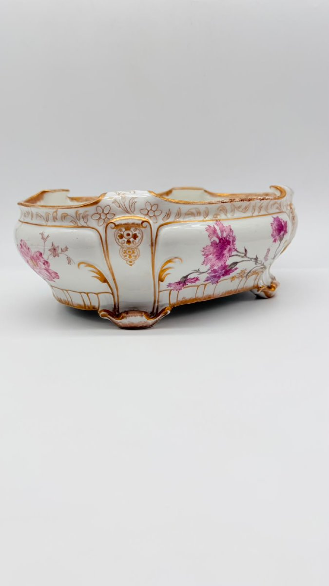 Jardinière en porcelaine de Limoges, Gérard, Dufraisseix & Morel (GDA), vers 1900 -photo-3