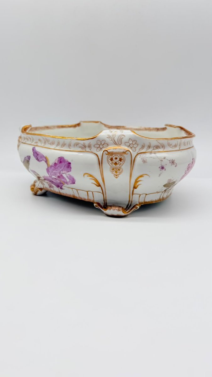 Jardinière en porcelaine de Limoges, Gérard, Dufraisseix & Morel (GDA), vers 1900 -photo-2