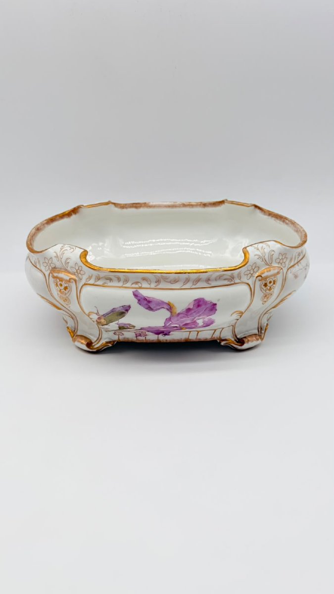 Jardinière en porcelaine de Limoges, Gérard, Dufraisseix & Morel (GDA), vers 1900 -photo-3
