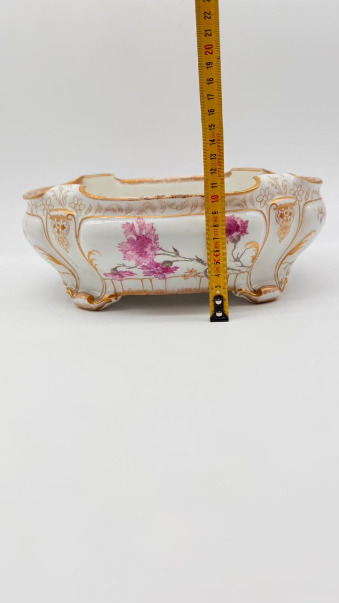 Jardinière en porcelaine de Limoges, Gérard, Dufraisseix & Morel (GDA), vers 1900 -photo-6