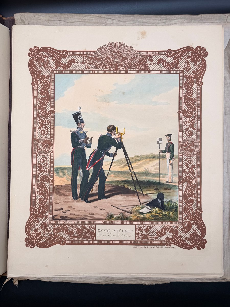 PIERRE VERNET : Galerie militaire, ou collection complète des uniformes de la garde impériale -photo-4