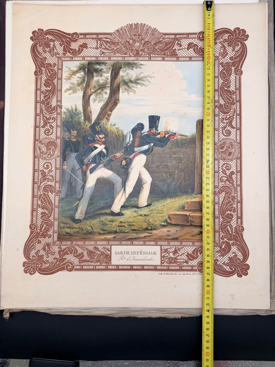 PIERRE VERNET : Galerie militaire, ou collection complète des uniformes de la garde impériale -photo-5