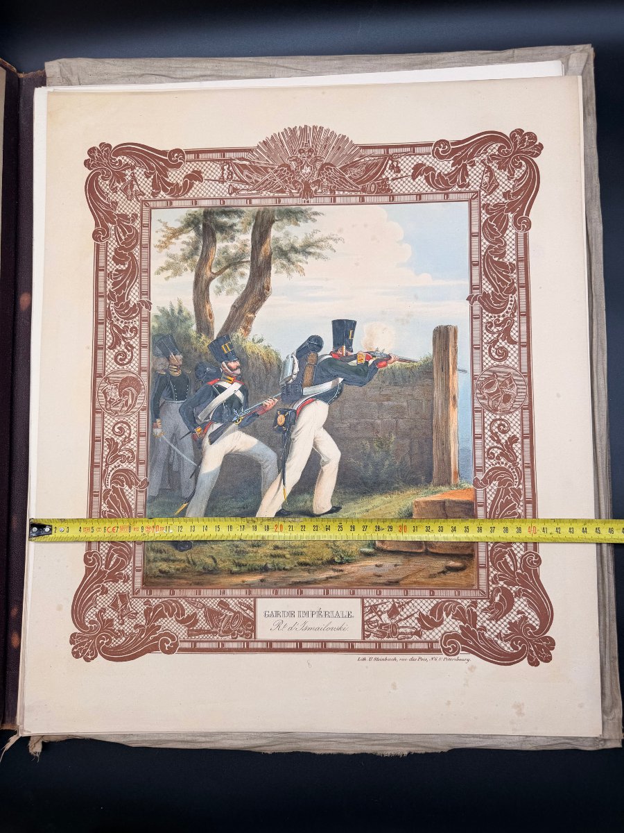 PIERRE VERNET : Galerie militaire, ou collection complète des uniformes de la garde impériale -photo-6