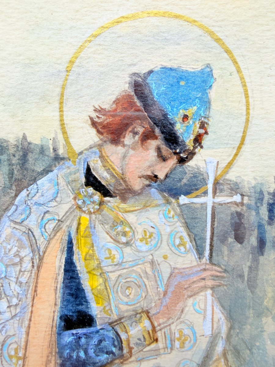 Mikhaïl Vassilievitch Nesterov (1862–1942), Le saint prince Boris-photo-1