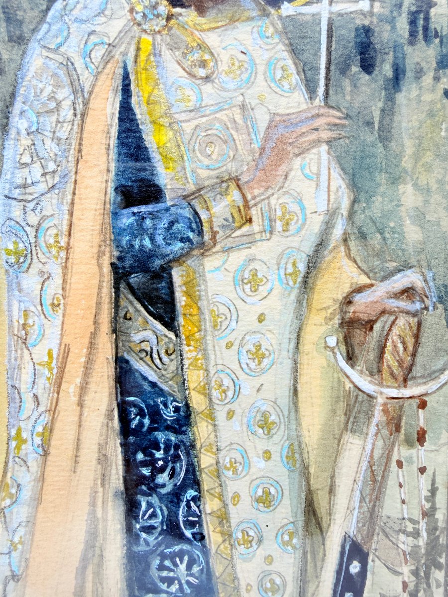 Mikhaïl Vassilievitch Nesterov (1862–1942), Le saint prince Boris-photo-2