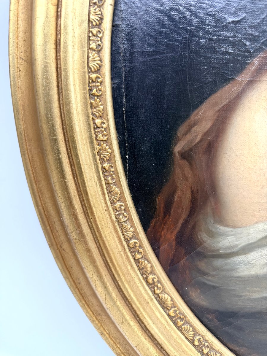 École russe, XIXe siècle, dans le goût de Karl Brioullov — Portrait d’un enfant au chien-photo-5