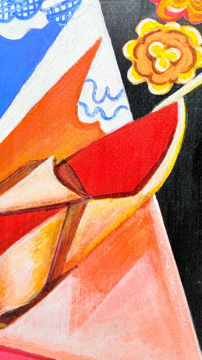 Natalia Sergeevna Goncharova (1881–1962), After Cubo-futurist Composition, Study For A Spanish -photo-3