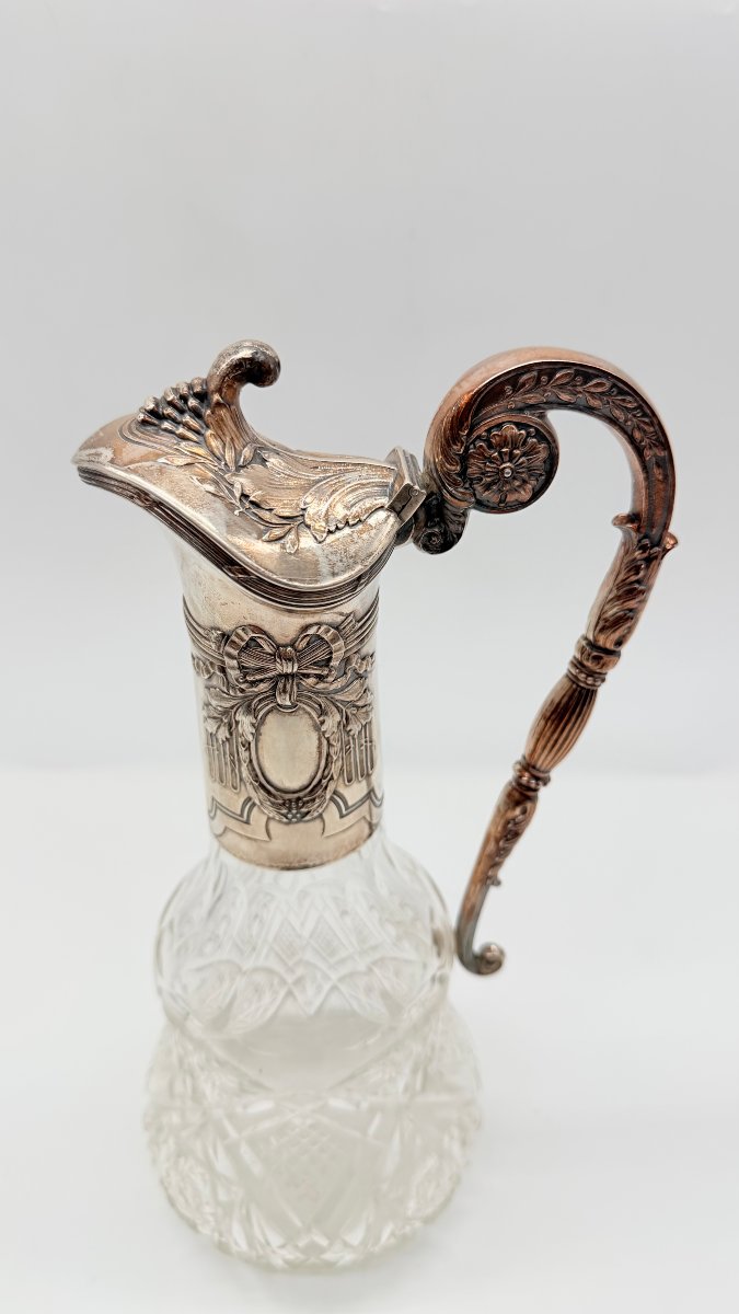 Maison Khlebnikov, Moscow — A Cut-crystal And Silver Ewer, Circa 1880–1896-photo-2