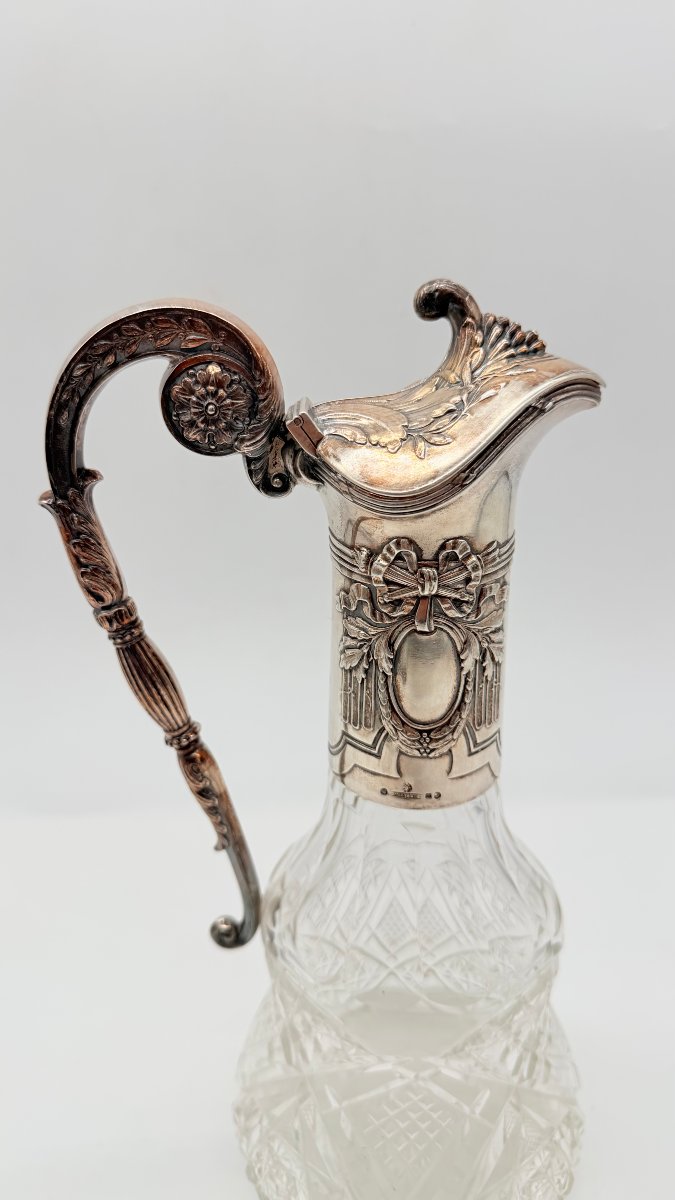 Maison Khlebnikov, Moscow — A Cut-crystal And Silver Ewer, Circa 1880–1896-photo-4