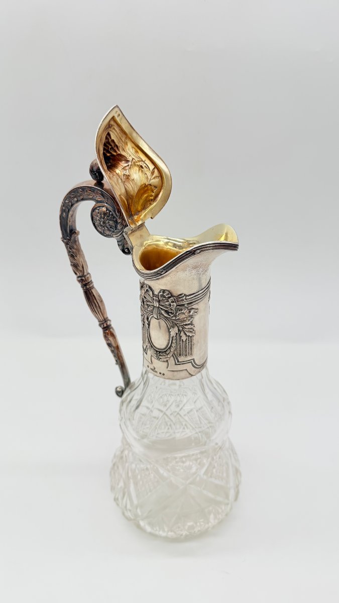 Maison Khlebnikov, Moscow — A Cut-crystal And Silver Ewer, Circa 1880–1896-photo-1