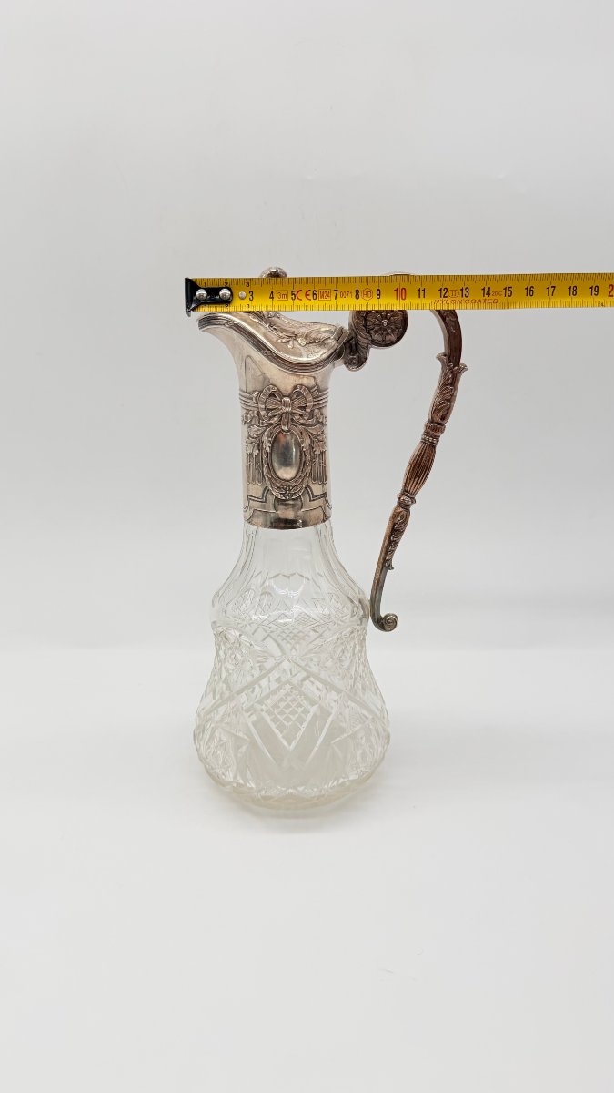 Maison Khlebnikov, Moscow — A Cut-crystal And Silver Ewer, Circa 1880–1896-photo-7