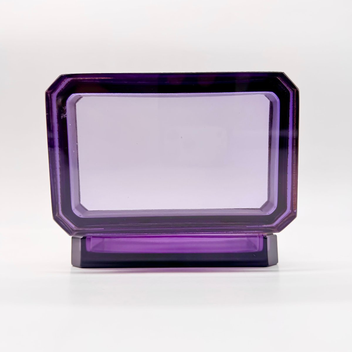 French Charles X Amethyst Cut-crystal And Gilt-bronze Box, Baccarat, Circa 1820-1830  -photo-6