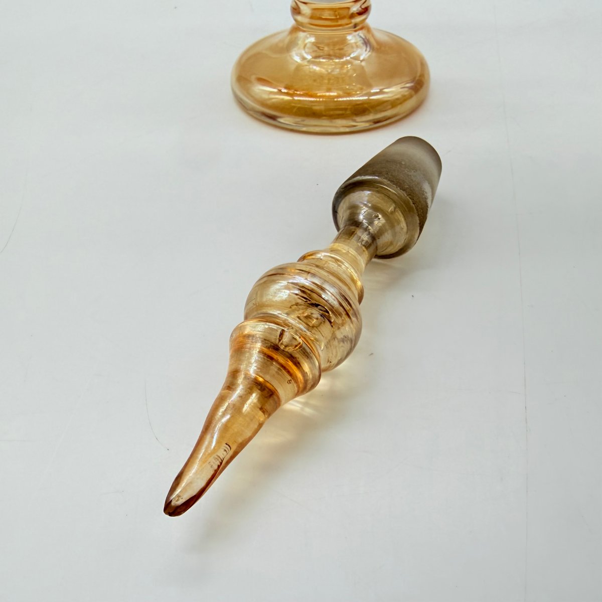 Bohemian Late 19th-century Enameled And Gilt Glass Ewer-photo-3