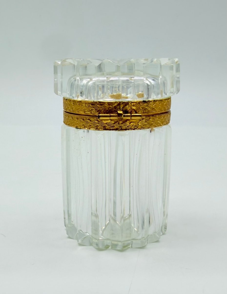 French Charles X / Restoration Period,  Baccarat Cut Crystal And Gilt-bronze Mounted-photo-4