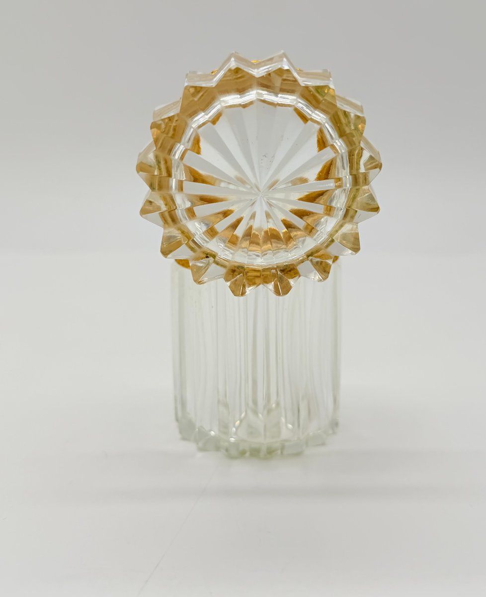 French Charles X / Restoration Period,  Baccarat Cut Crystal And Gilt-bronze Mounted-photo-3
