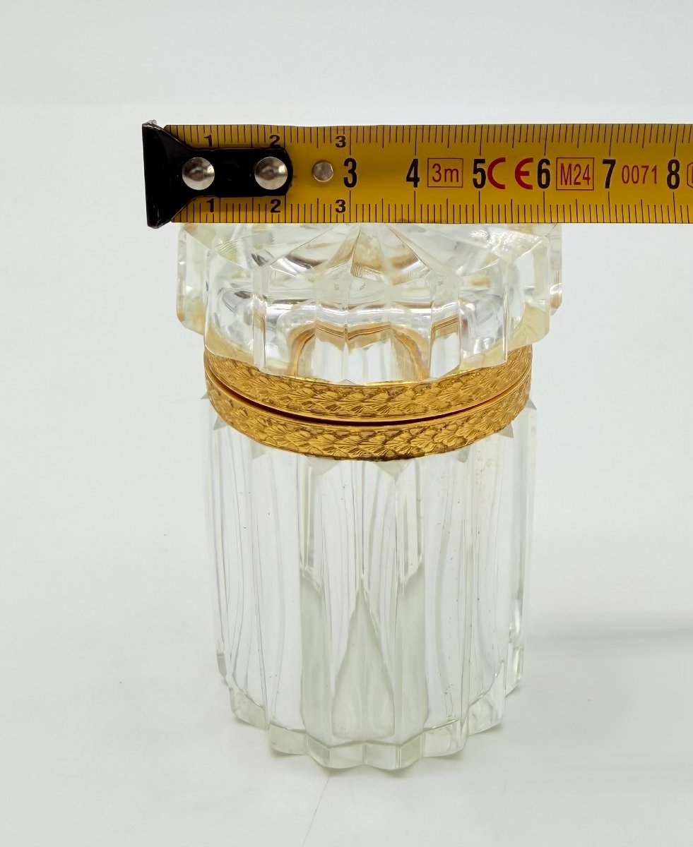 French Charles X / Restoration Period,  Baccarat Cut Crystal And Gilt-bronze Mounted-photo-5