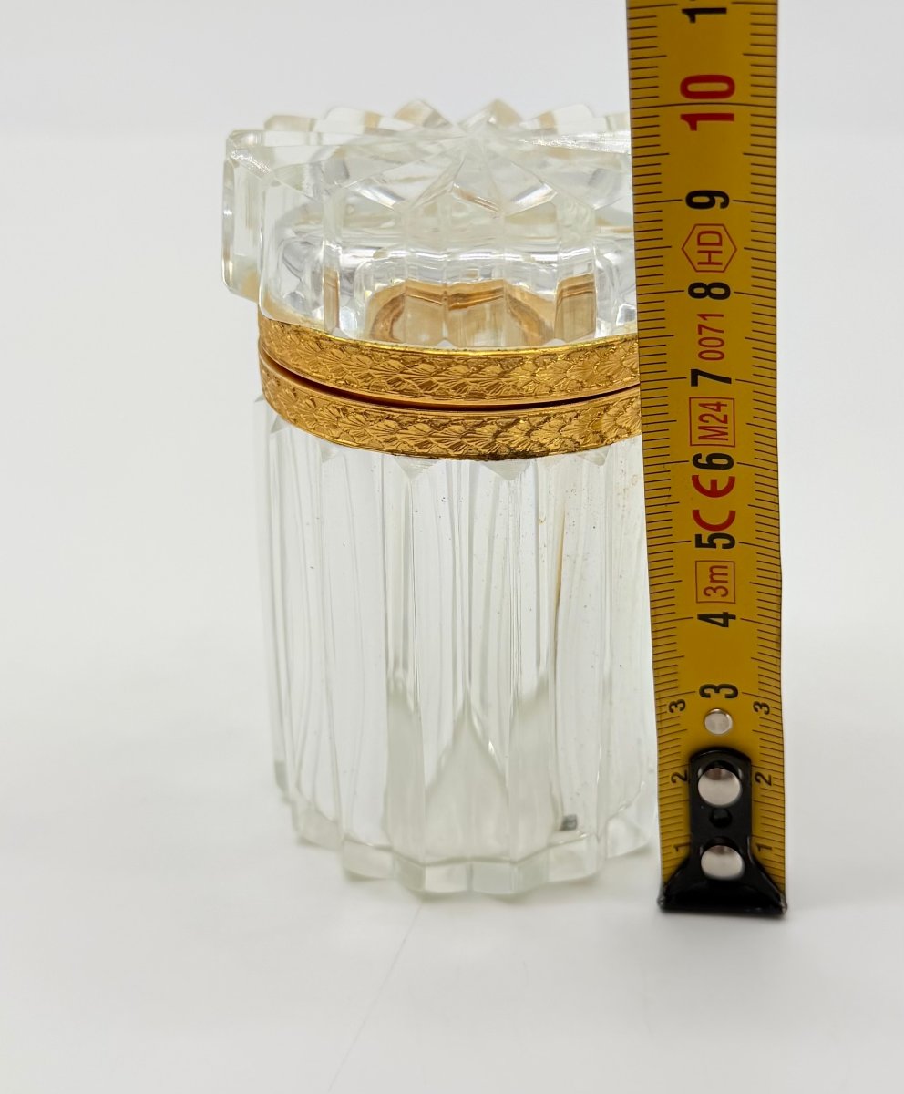 French Charles X / Restoration Period,  Baccarat Cut Crystal And Gilt-bronze Mounted-photo-6