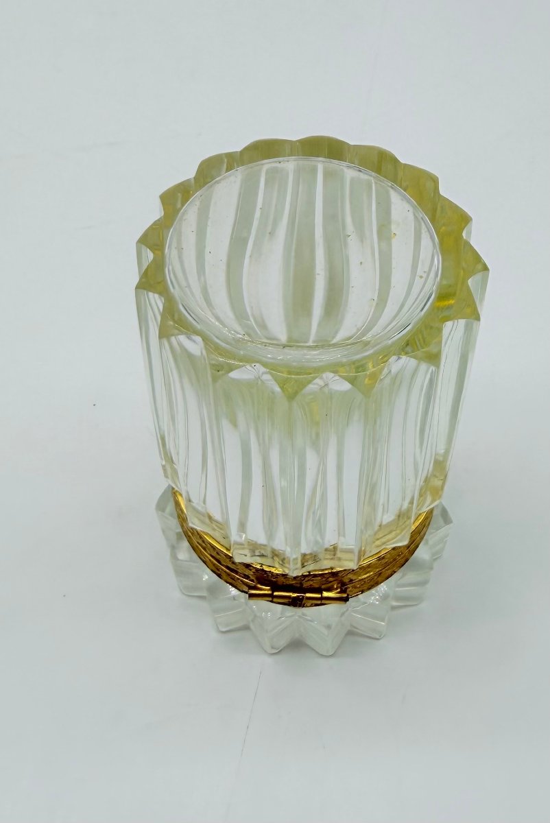 French Charles X / Restoration Period,  Baccarat Cut Crystal And Gilt-bronze Mounted-photo-8