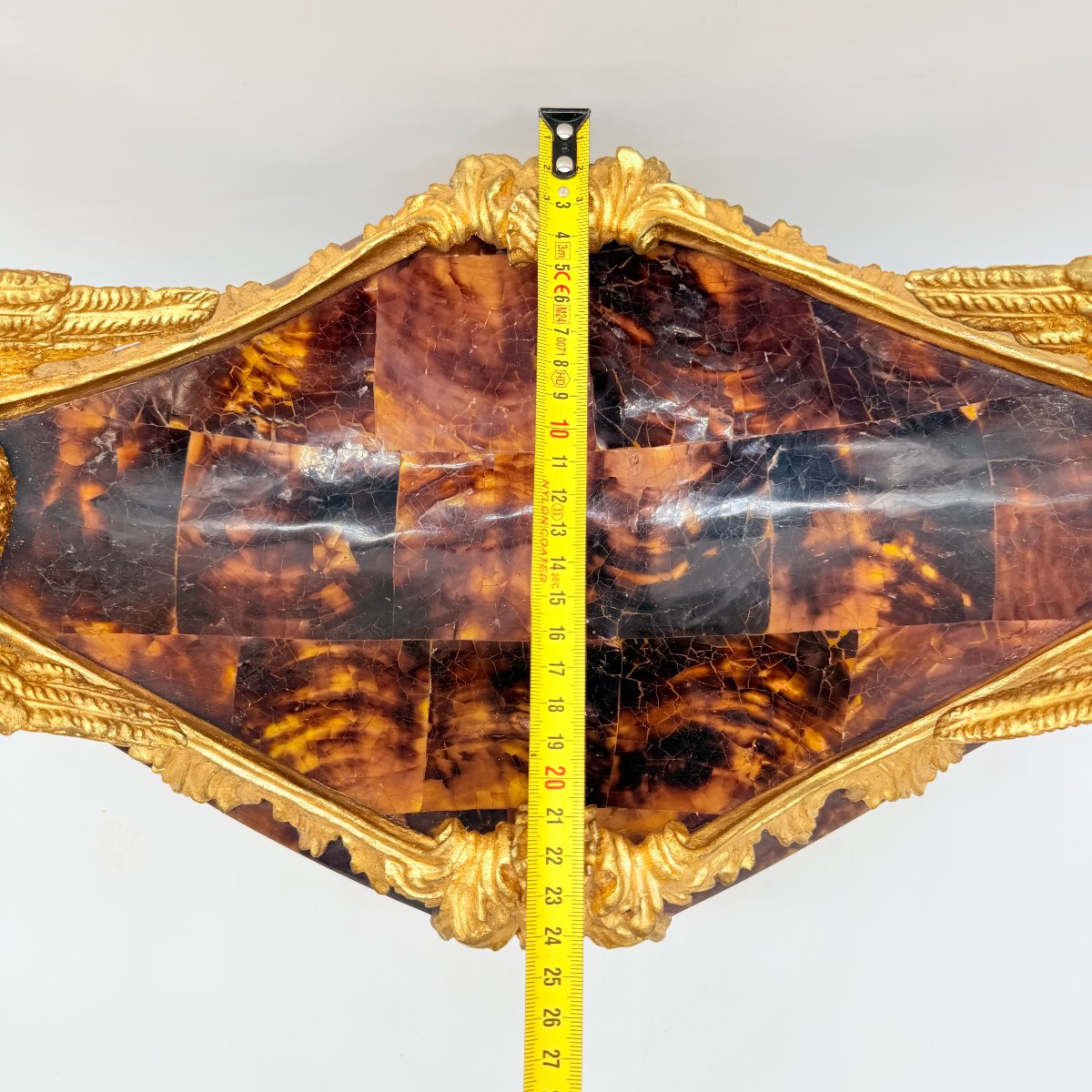 COUPE NAVACELLE OU SURTOUT DE TABLE EN MARBRE ET BRONZE DORÉ, STYLE LOUIS XV, XIXe SIÈCLE   -photo-8