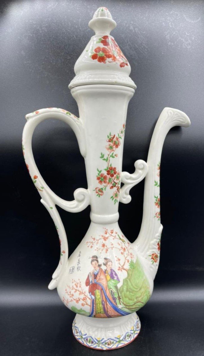 Antique Porcelain Ewer Aşurelik,ibrik For An Turkish Market /chinese Influence-photo-3