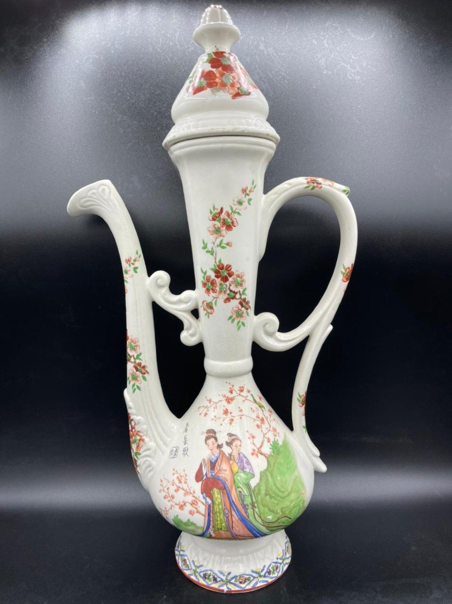 Antique Porcelain Ewer Aşurelik,ibrik For An Turkish Market /chinese Influence-photo-1