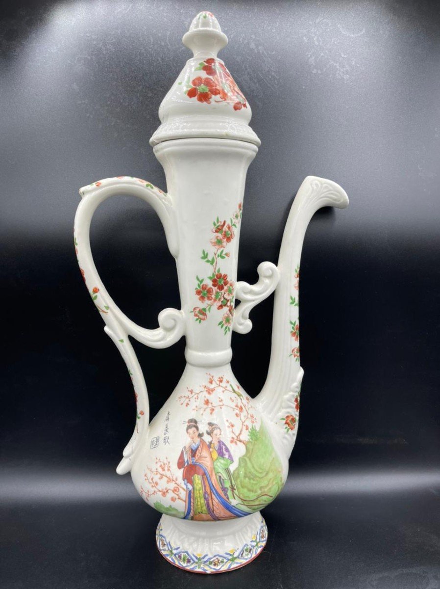 Antique Porcelain Ewer Aşurelik,ibrik For An Turkish Market /chinese Influence-photo-2