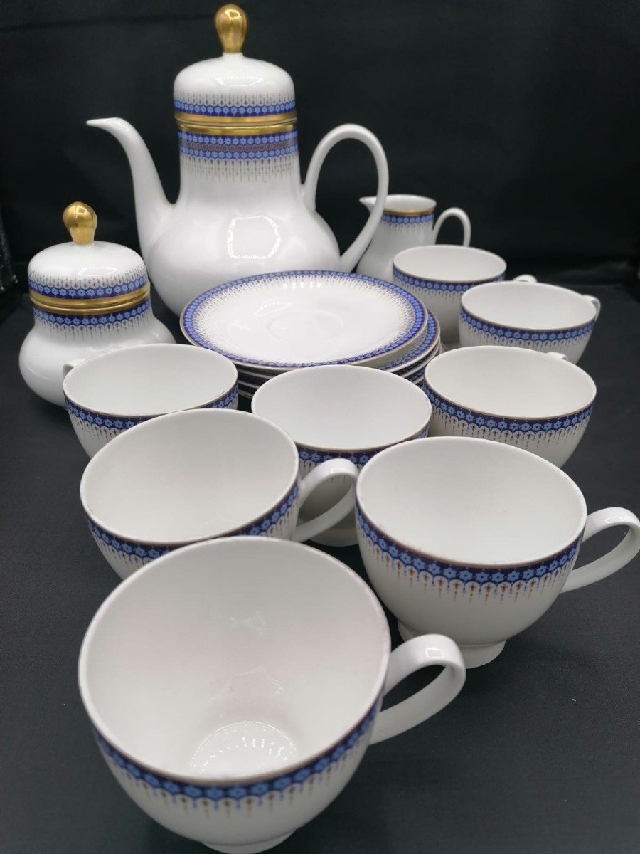 Vohenstrauss Johann Seltmann Bavaria Unused Tea Set Turkish / Arabic Design-photo-2