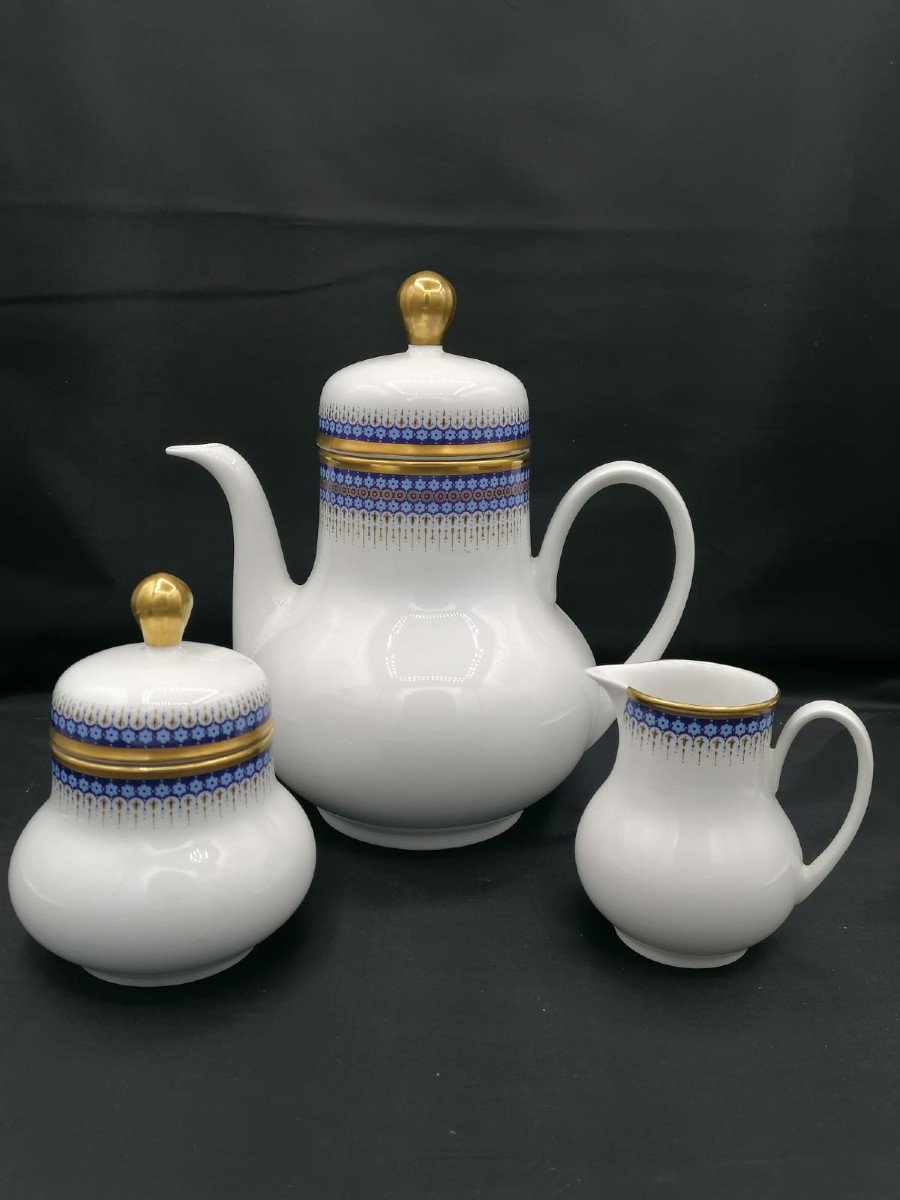 Vohenstrauss Johann Seltmann Bavaria Unused Tea Set Turkish / Arabic Design-photo-3