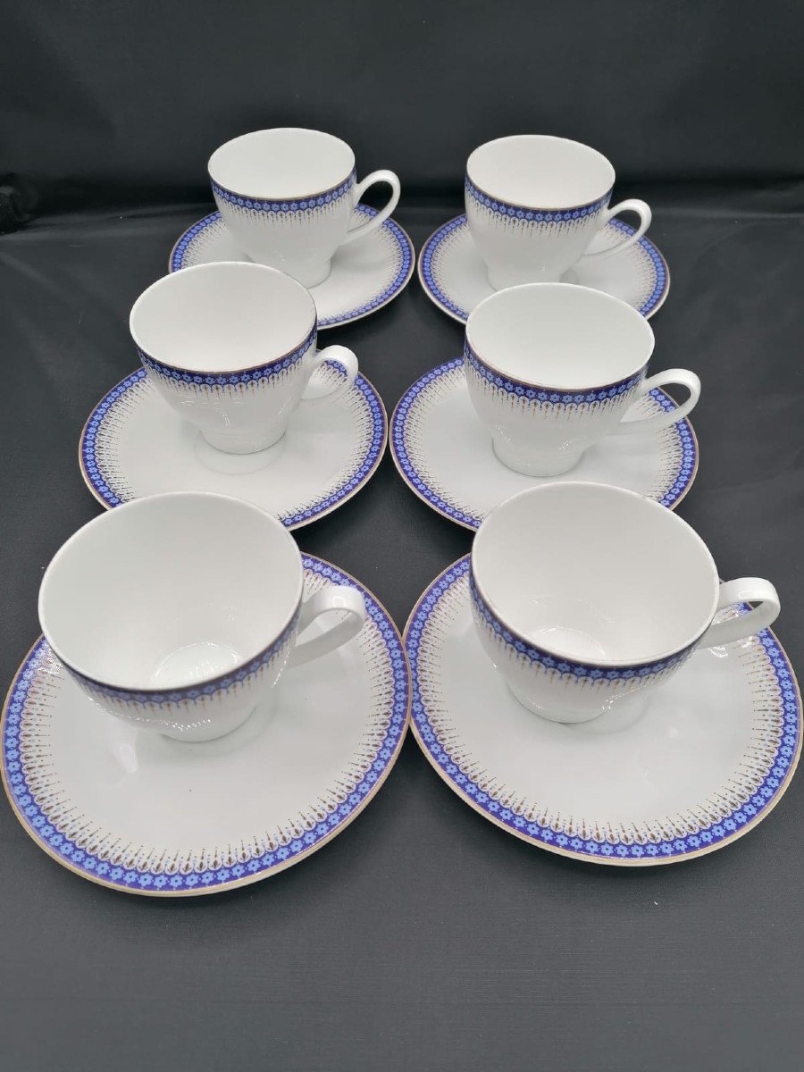 Vohenstrauss Johann Seltmann Bavaria Unused Tea Set Turkish / Arabic Design-photo-4