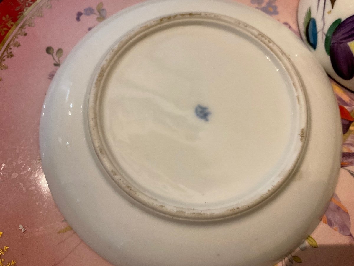 Cup On Saucer With "expressionist" Decoration In The Style Of Sergei V. Chekhonin Petrograd-photo-6