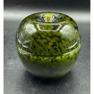 Murano Glass Casket Box In A Shape Of Apple #2