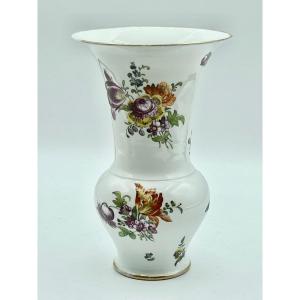 Meissen Augustus Rex Porcelain Flower Vase