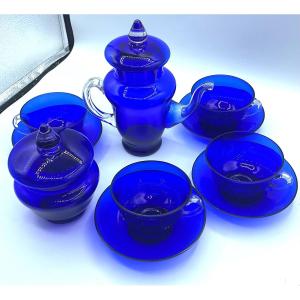 Murano Glass Tea Set For 4 Person