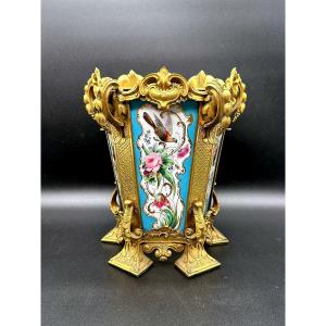 Russian Imperial Porcelain Cache Pot,nicholas I Period,marked