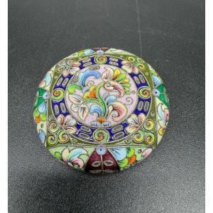 Antique Russian Silver Polychrome Enamel, 6th Artel, Christie's Provenance 