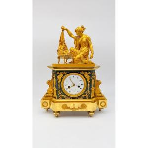 Empire Gilt-bronze Mantel Clock “fidelity”, Circa 1810–1820