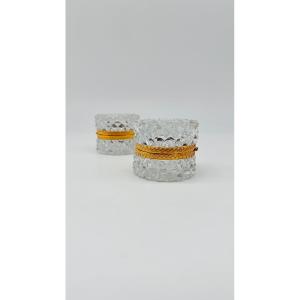  Baccarat, Pair Of Cut Crystal Powder Boxes, Late 19th–early 20th Century 