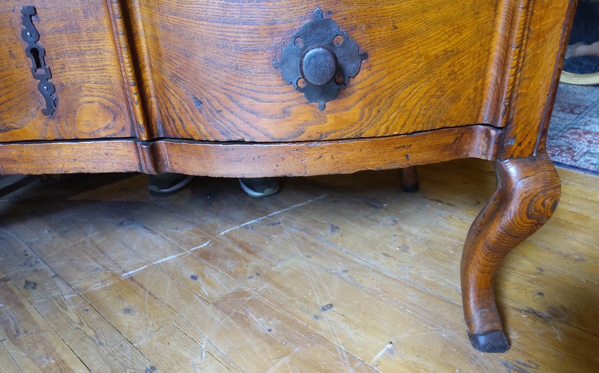 Commode Sauteuse à Façade Arbalète XVIII E -photo-3