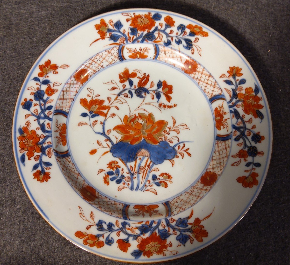 Suite De 5 Assiettes Compagnie Des Indes XVIII E -photo-1