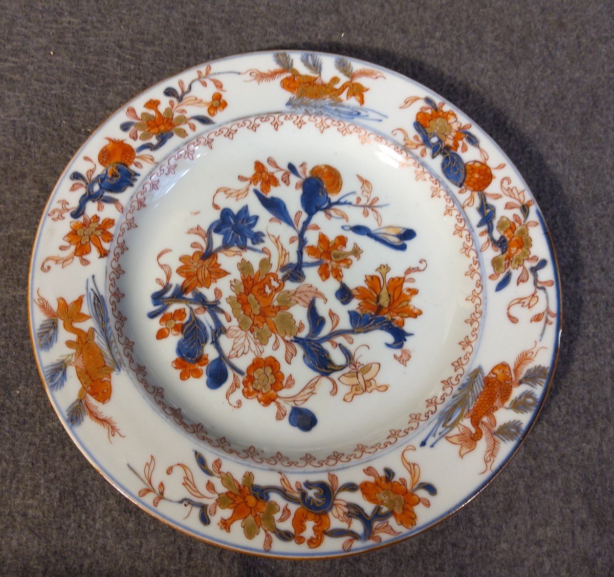 Suite De 6 Assiettes Compagnie Des Indes XVIII E -photo-2