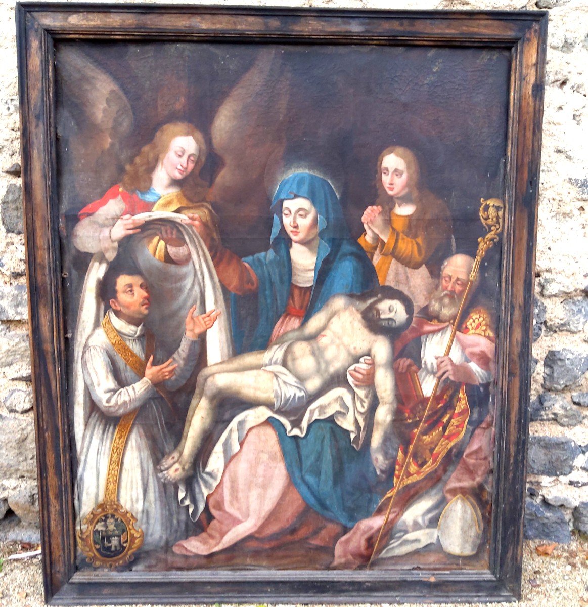 Tableau Religieux Pieta XVIIe