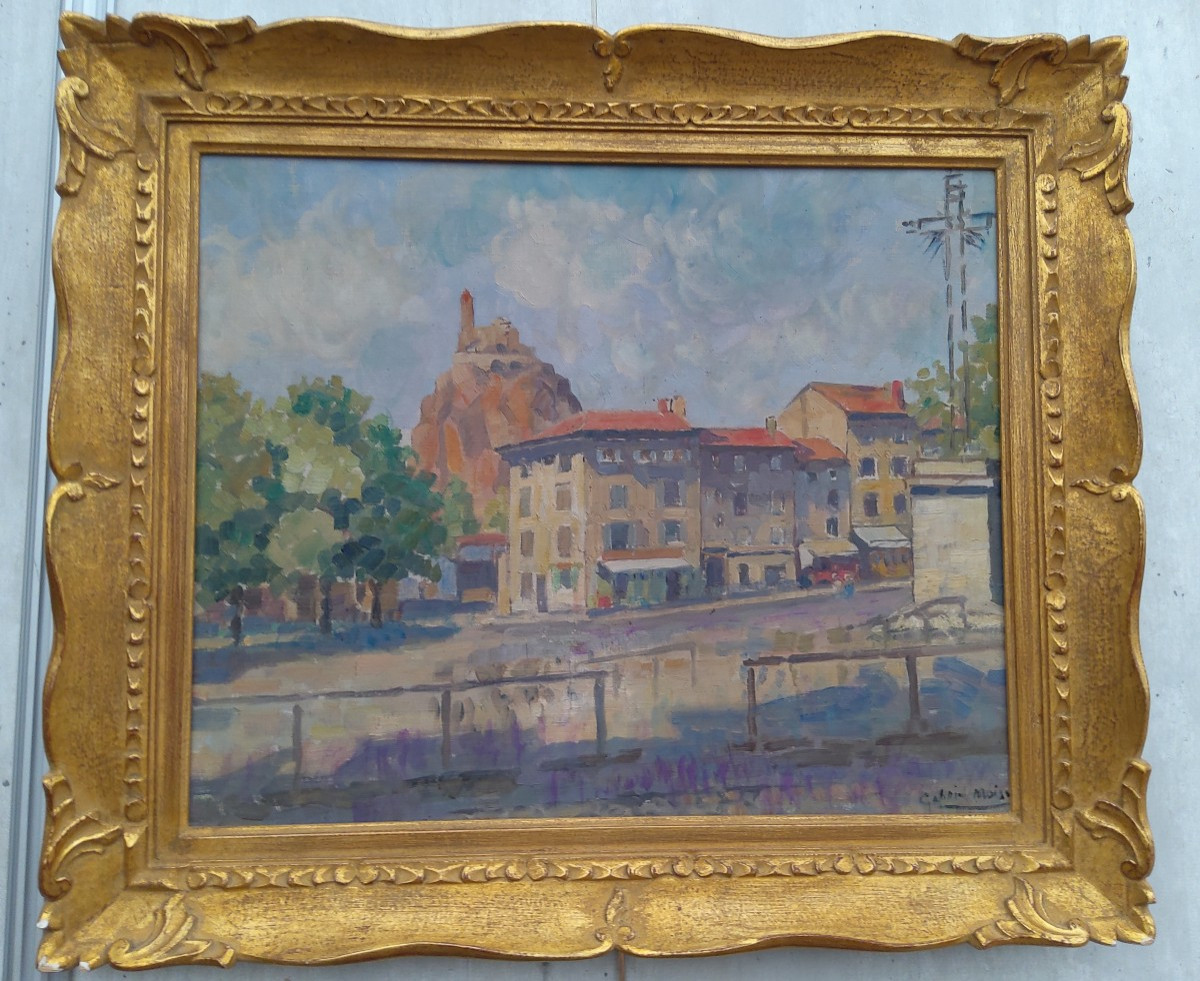 Vue De Saint Flour De Gabriel  Moiselet 